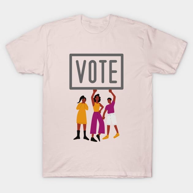 VOTE People T-Shirt by O.M design